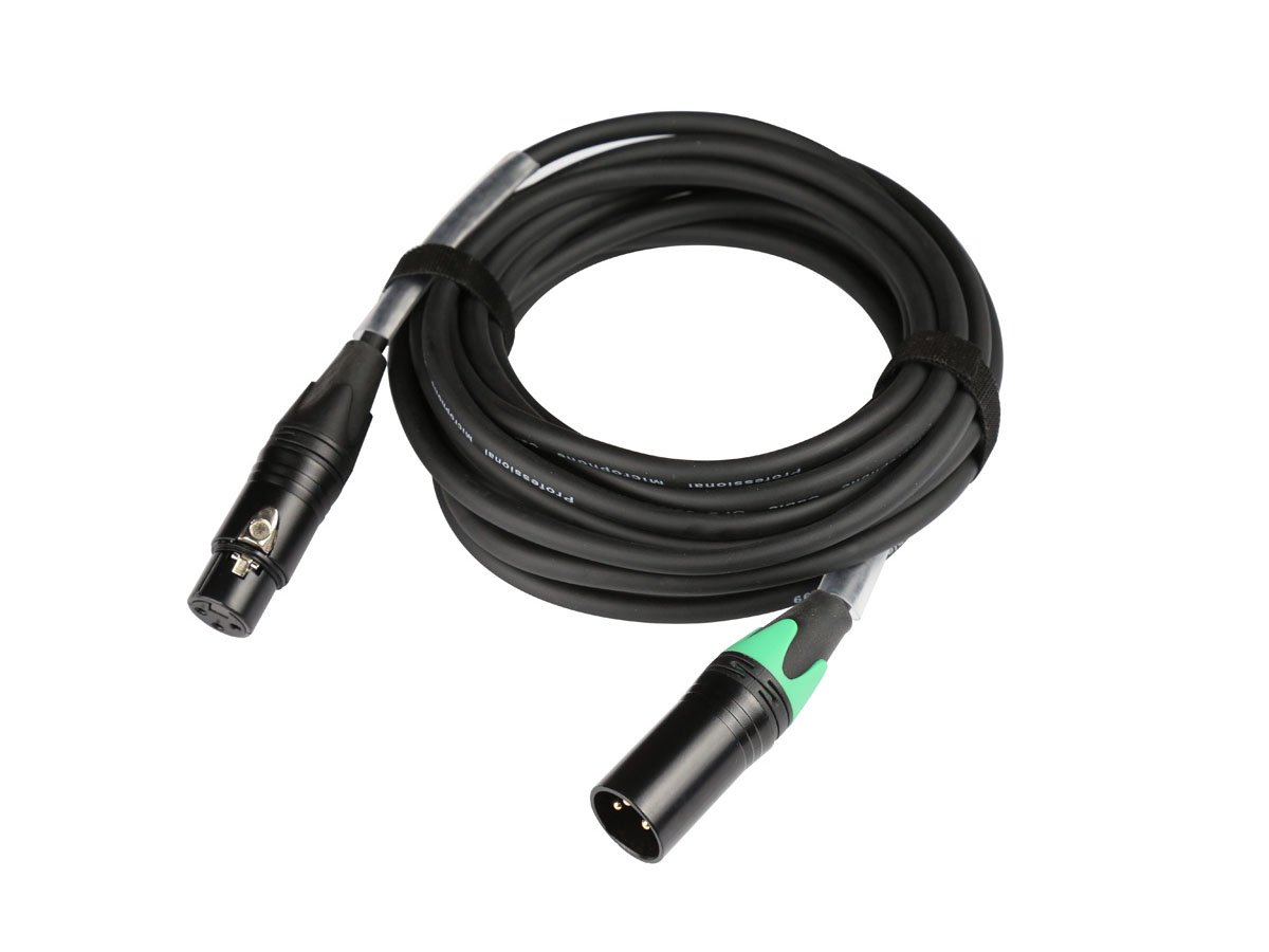 TiGHT AV XLR-mikrofonkabel med grn htte, 5m